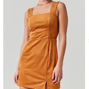 Orange holiday dress